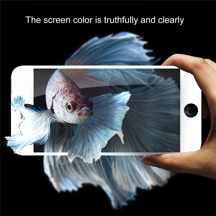 BASEUS 0.23mm Anti-spy Soft PET Edges Full Size Tempered Glass Screen Protector for iPhone 7 - White-4