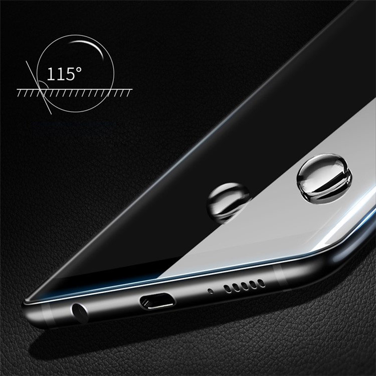 X-LEVEL Full Coverage 3D Curved Tempered Glass Screen Guard Film for Samsung Galaxy S8 Plus G955 - Black-5