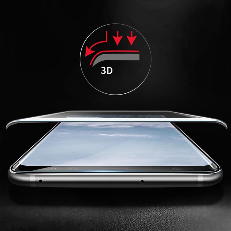 X-LEVEL Full Coverage 3D Curved Tempered Glass Screen Protector for Samsung Galaxy S8 Plus G955 - White-3
