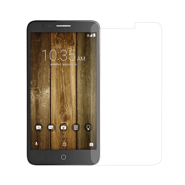 For Alcatel Fierce 4 Mobile Tempered Glass Screen Film Protector 0.3mm (Arc Edge)-1