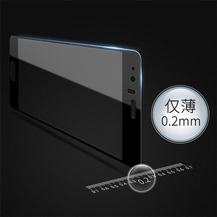 X-LEVEL 2.5D Arc Edges Full Coverage Tempered Glass Screen Protector Film for Huawei P10 - Black-5
