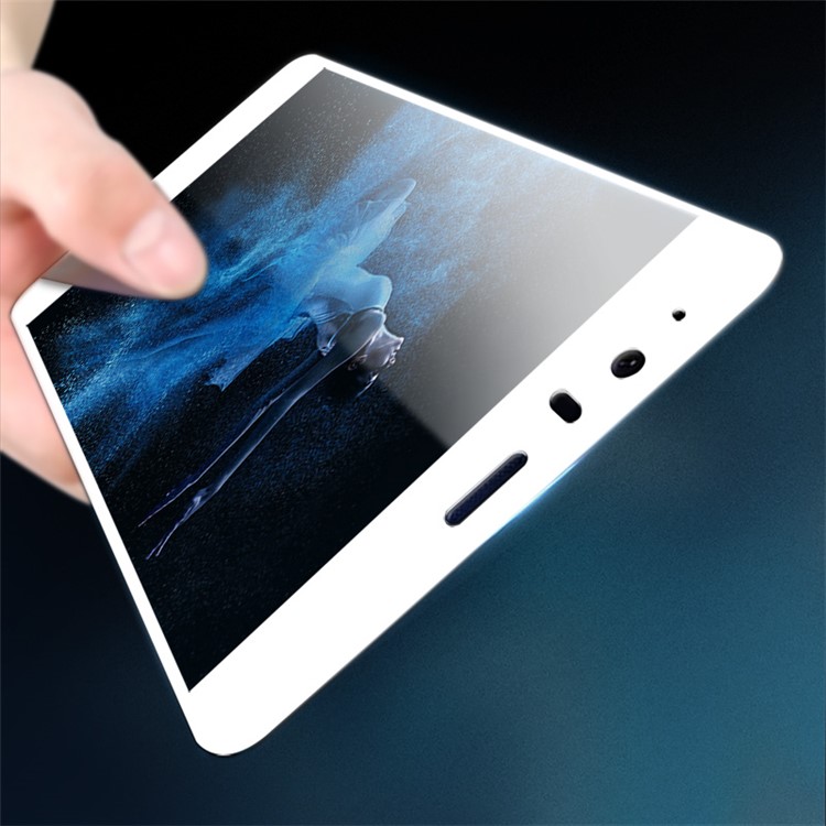 X-LEVEL 2.5D Arc Edges Full Size Tempered Glass Screen Protector Film for Huawei P10 Plus - White-1