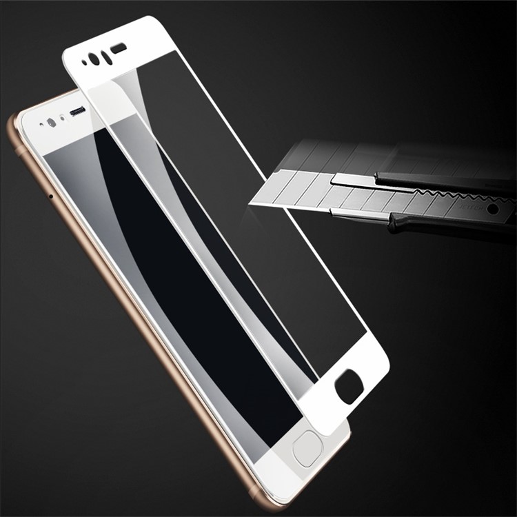 X-LEVEL 2.5D Arc Edges Full Size Tempered Glass Screen Protector Film for Huawei P10 Plus - White-4