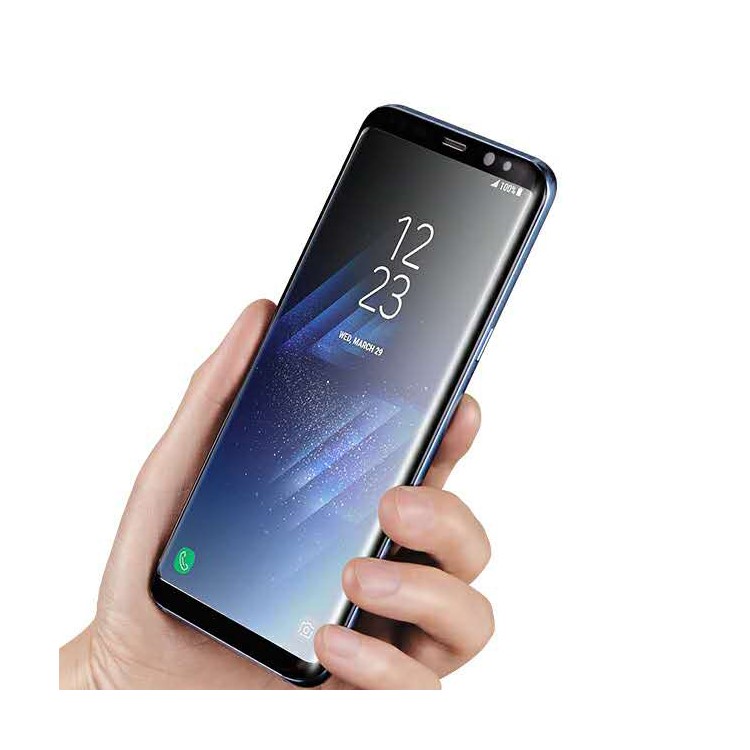 HOCO Curved Tempered Glass Full Screen Protector Film for Samsung Galaxy S8 G950 - Black-7