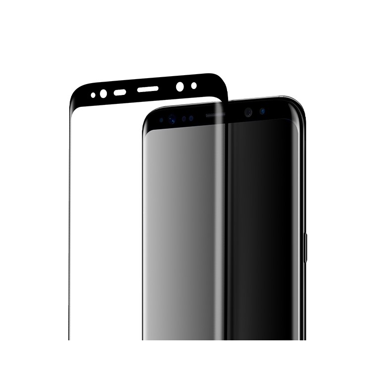 HOCO Curved Full Screen Tempered Glass Protector Film for Samsung Galaxy S8 Plus G955 - Black-5