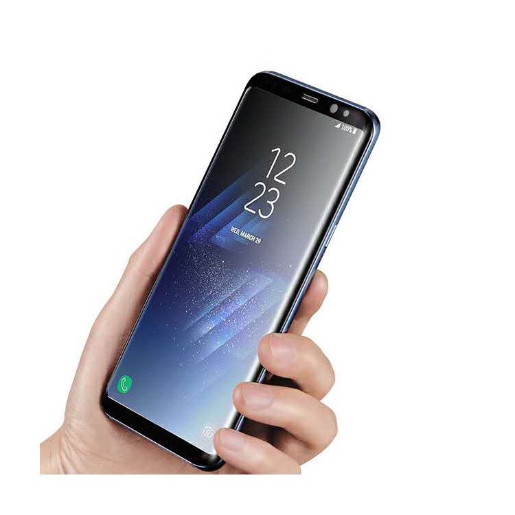 HOCO Curved Full Screen Tempered Glass Protector Film for Samsung Galaxy S8 Plus G955 - Black-6