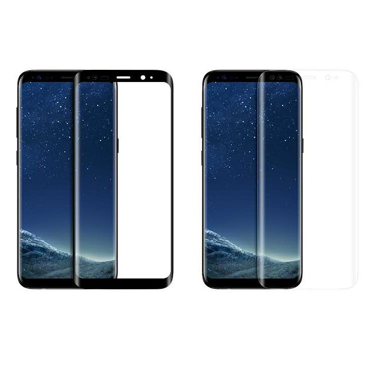 HOCO Curved Full Screen Tempered Glass Protector Film for Samsung Galaxy S8 Plus G955 - Black-8