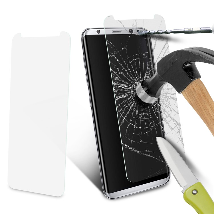 ANGIBABE 2.5D 0.3mm Tempered Glass Screen Protector for Samsung Galaxy S8 Plus G955 (Not Complete Covering)-8