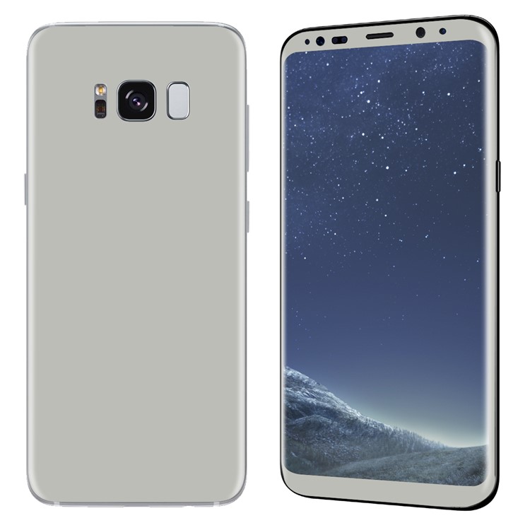 HAT PRINCE Electroplated Front and Back 3D Full Screen Guard Films for Samsung Galaxy S8 G950 - White-2