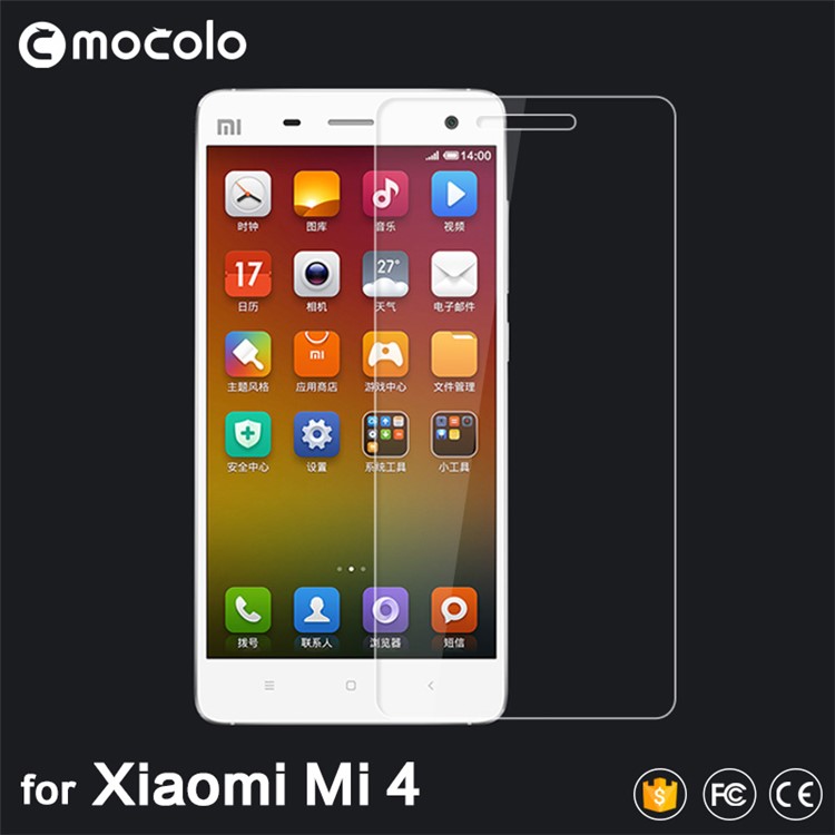 

MOCOLO Дуги Края Закаленного Стекла Экран Протектор Для Xiaomi Mi 4, Mi 4