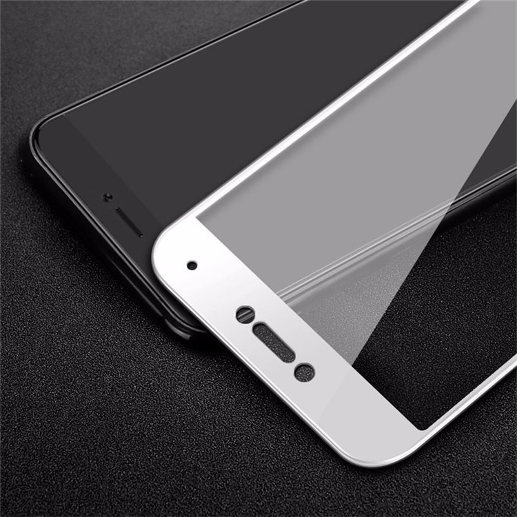 

MOCOLO Шелковая Печать Полная Покрытая Закаленное Стекло Протектор Экрана Для Xiaomi Mi 5c - Белый, Xiaomi Mi 5c