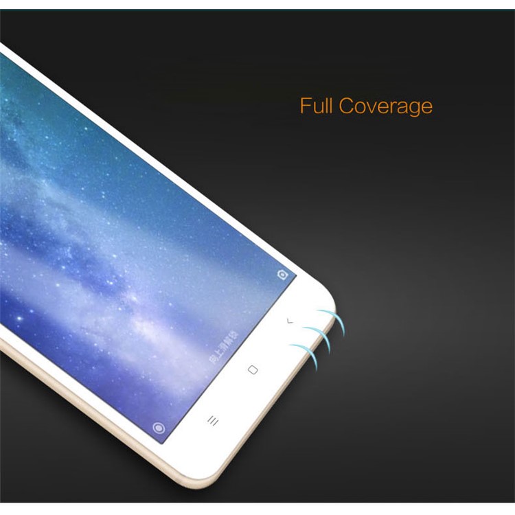 MOCOLO Silk Print Arc Edge Full Coverage Tempered Glass Screen Protector for Xiaomi Mi Max 2 - White-3