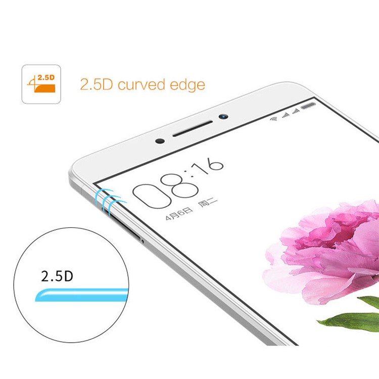 MOCOLO Silk Print Arc Edge Full Coverage Tempered Glass Screen Protector for Xiaomi Mi Max 2 - White-8