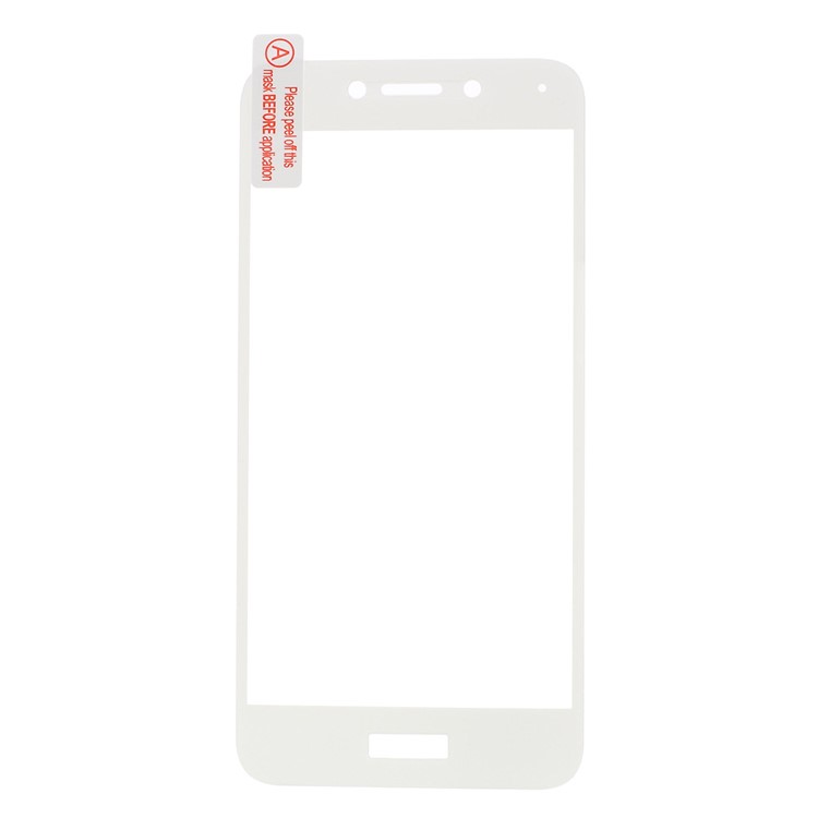 Full Coverage Tempered Glass Screen Protector Silk Printing for Huawei Honor 6A / Honor 5C pro - White-2