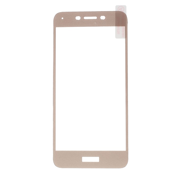 Silk Printing Full Screen Cover Tempered Glass Protector Guard Film for Huawei Honor 6A / Honor 5C pro - Gold-1