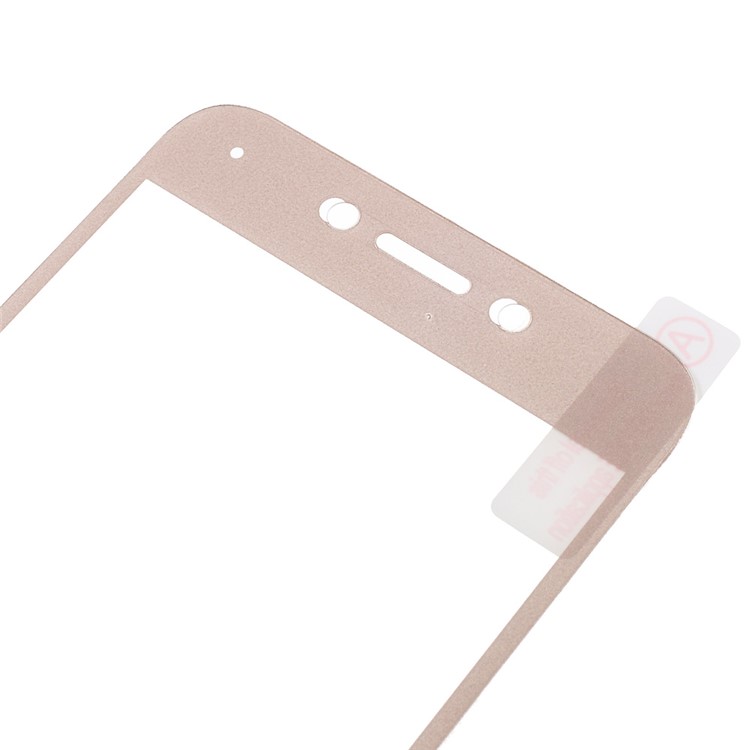 Silk Printing Full Screen Cover Tempered Glass Protector Guard Film for Huawei Honor 6A / Honor 5C pro - Gold-3