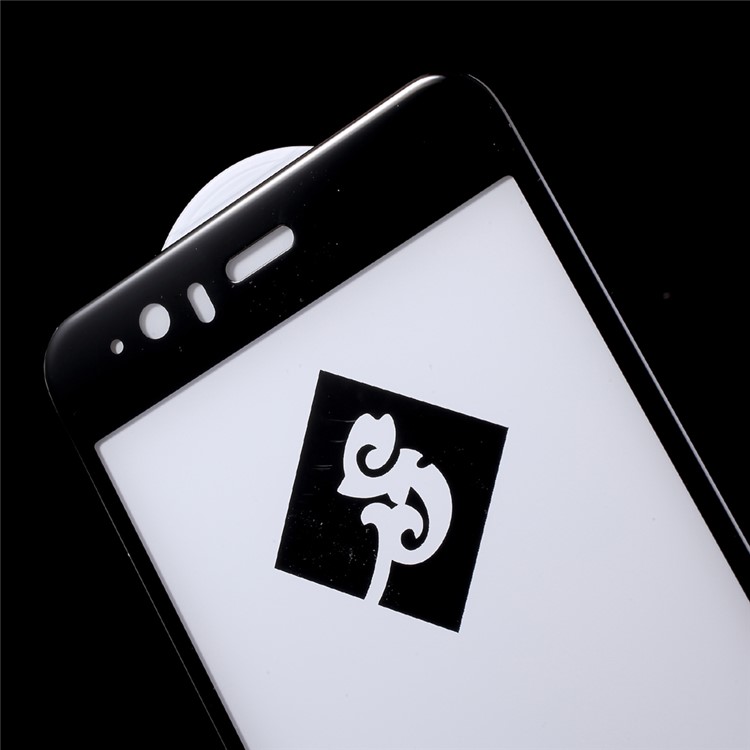 3D Silk Printing Full Size Tempered Glass Screen Protector Film (Arc Edge) for Huawei P10 - Black-4