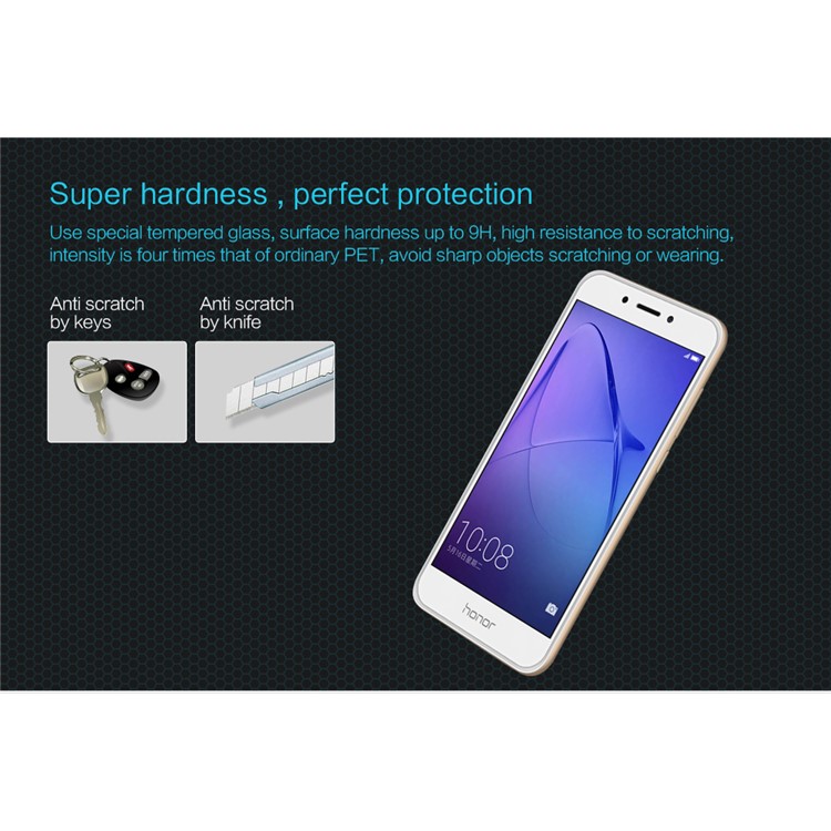 NILLKIN Amazing H Tempered Glass Screen Protector Nanometer Anti-Explosion for Huawei Honor 6A-4