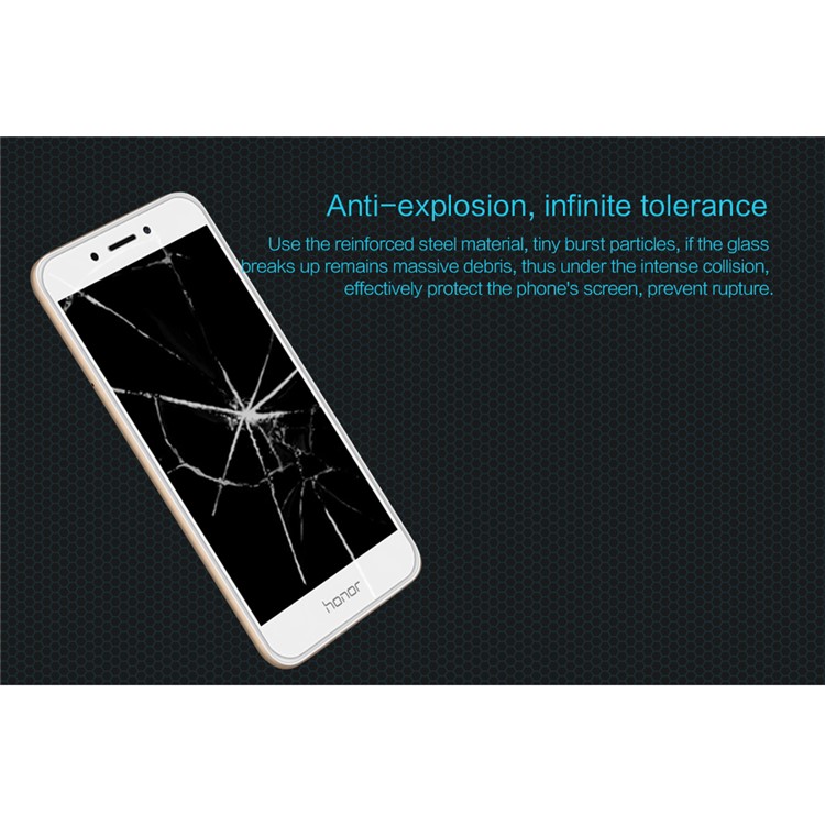NILLKIN Amazing H Tempered Glass Screen Protector Nanometer Anti-Explosion for Huawei Honor 6A-5