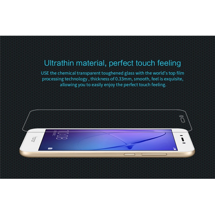 NILLKIN Amazing H Tempered Glass Screen Protector Nanometer Anti-Explosion for Huawei Honor 6A-6