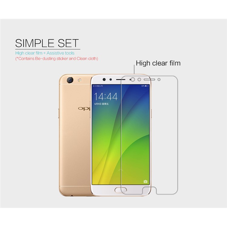 NILLKIN for OPPO F3 Anti-fingerprint HD Clear LCD Screen Protector Film-5