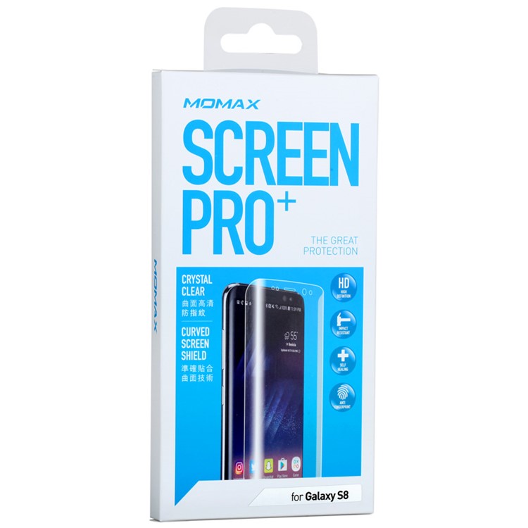 MOMAX Curved PRO+ for Samsung Galaxy S8 G950 Soft TPU+PET Clear Screen Protector Film (0.18mm)-10