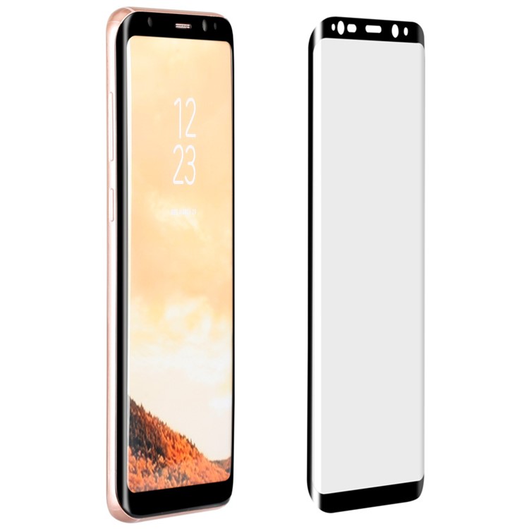 MOMAX 0.3mm 3D Full Cover Anti-explosion Tempered Glass Film for Samsung Galaxy S8 G950 - Black-2