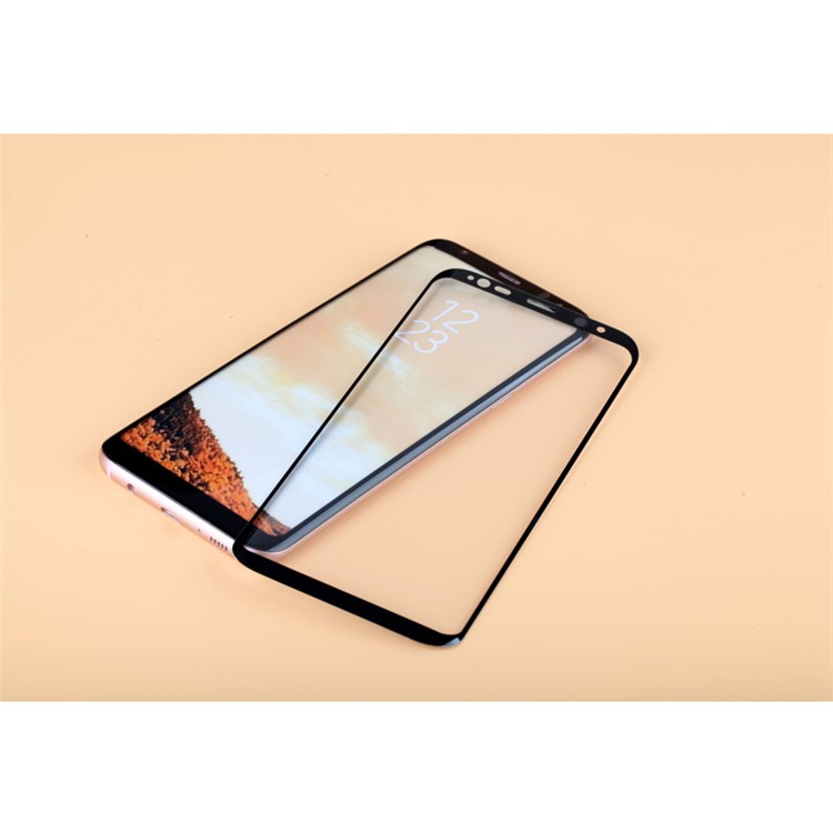 MOMAX 0.3mm 3D Full Cover Anti-explosion Tempered Glass Film for Samsung Galaxy S8 G950 - Black-7