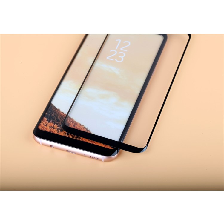 MOMAX 0.3mm 3D Full Cover Anti-explosion Tempered Glass Film for Samsung Galaxy S8 G950 - Black-8