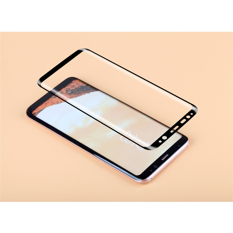 MOMAX 0.3mm 3D Full Cover Anti-explosion Tempered Glass Film for Samsung Galaxy S8 G950 - Black-9