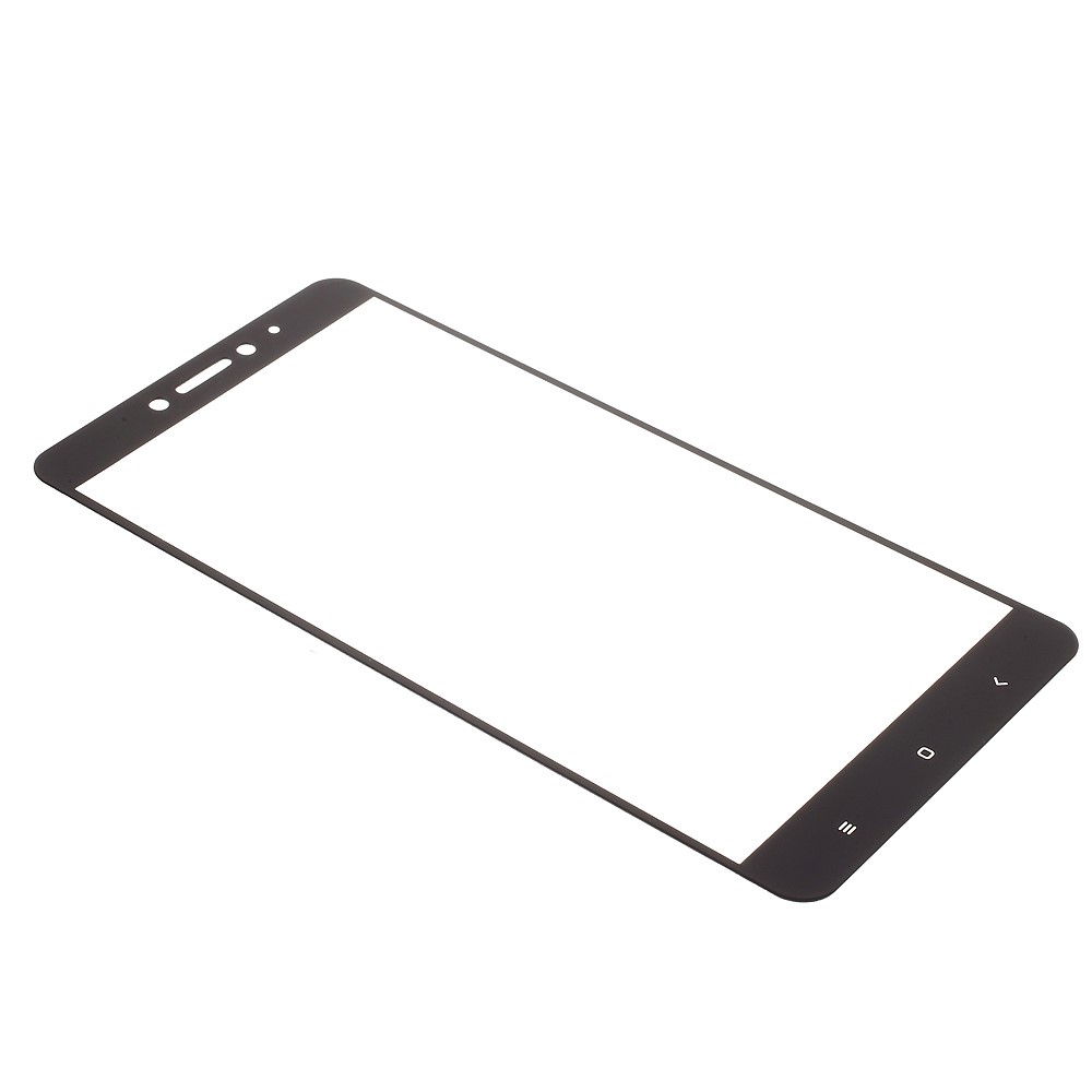 For Xiaomi Mi Max 2 Silk Printing Full Size Tempered Glass Screen Protector Film (Arc Edge) - Black-3