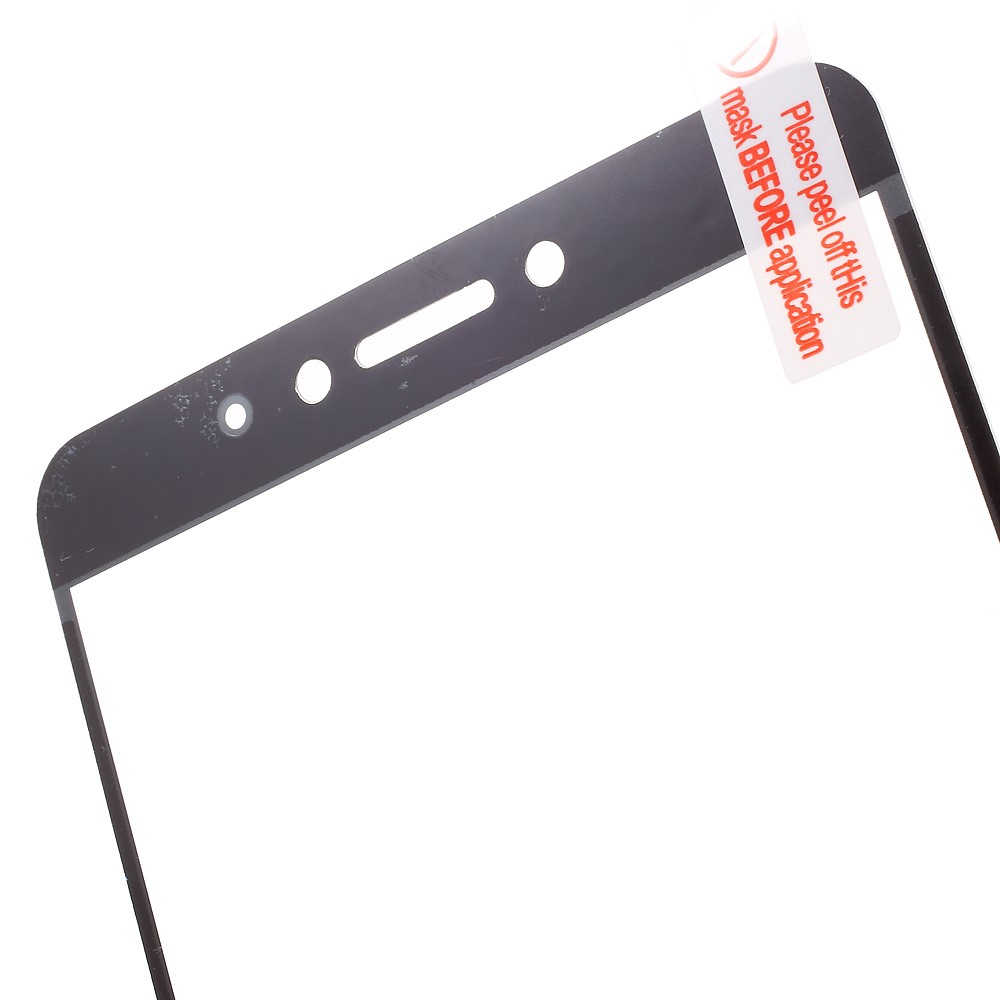 For Xiaomi Mi Max 2 Silk Printing Full Size Tempered Glass Screen Protector Film (Arc Edge) - Black-6