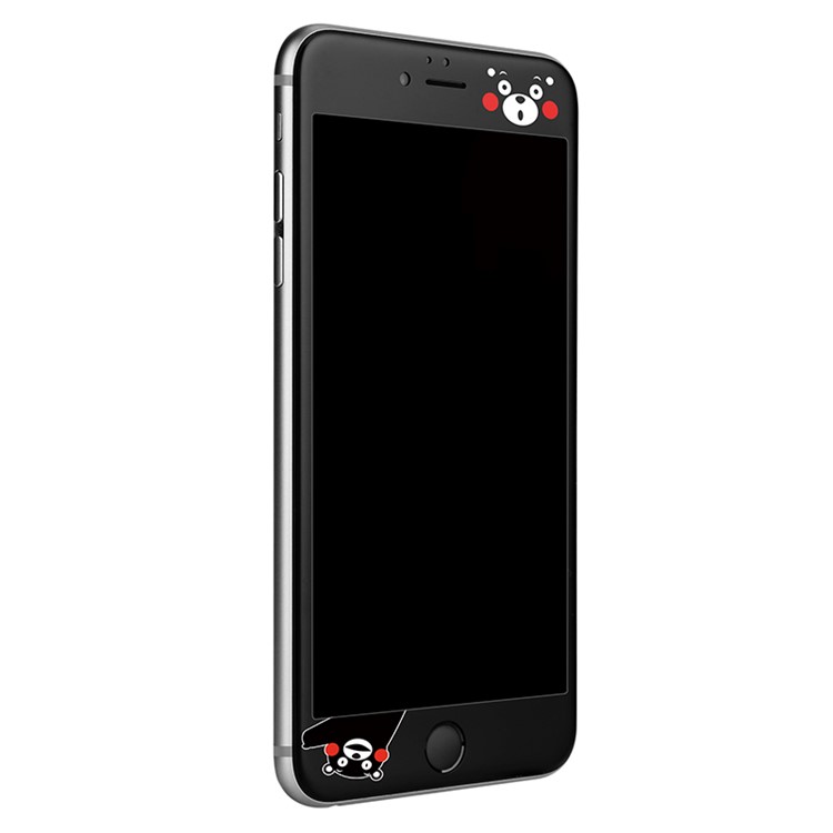 BENKS Kumamon 3D Full Coverage Soft Edges Tempered Glass Screen Protector for iPhone 6 / 6s Plus - Black-1