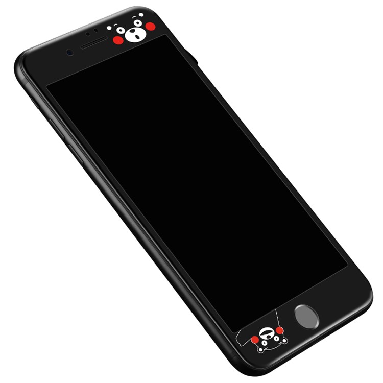 BENKS Kumamon 3D Full Coverage Soft Edges Tempered Glass Screen Protector for iPhone 7 Plus - Black-2