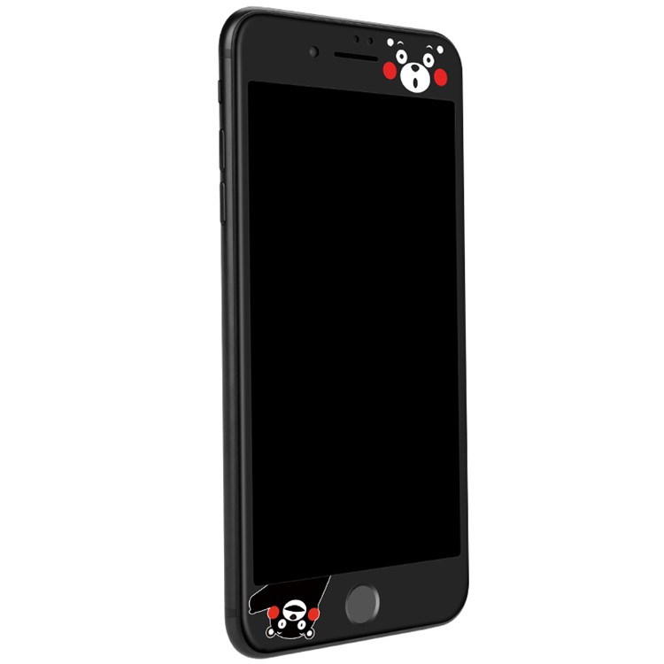 BENKS Kumamon 3D Full Coverage Soft Edges Tempered Glass Screen Protector for iPhone 7 Plus - Black-3