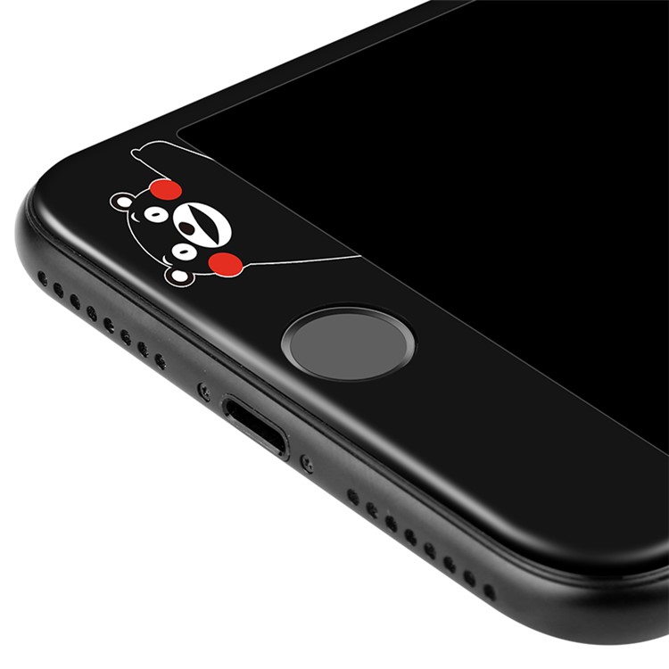 BENKS Kumamon 3D Full Coverage Soft Edges Tempered Glass Screen Protector for iPhone 7 Plus - Black-4