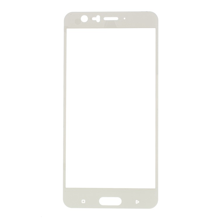 Silk Printing Full Coverage Tempered Glass Screen Protector Film (Arc Edge) for HTC U11 - White-2