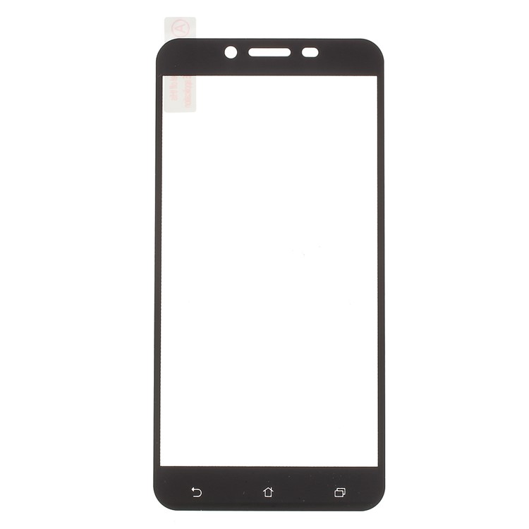 Silk Printing Full Size Tempered Glass Screen Protector Film (Arc Edge) for Asus Zenfone 3 Max ZC553KL - Black-1