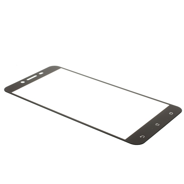 Silk Printing Full Size Tempered Glass Screen Protector Film (Arc Edge) for Asus Zenfone 3 Max ZC553KL - Black-3