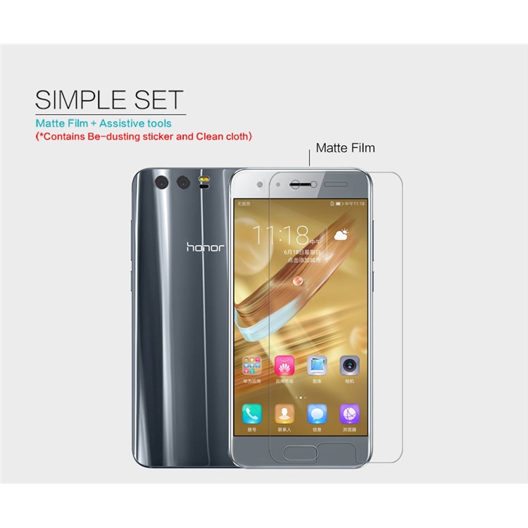 NILLKIN Matte Anti-scratch LCD Screen Protector Guard Film for Huawei Honor 9-5