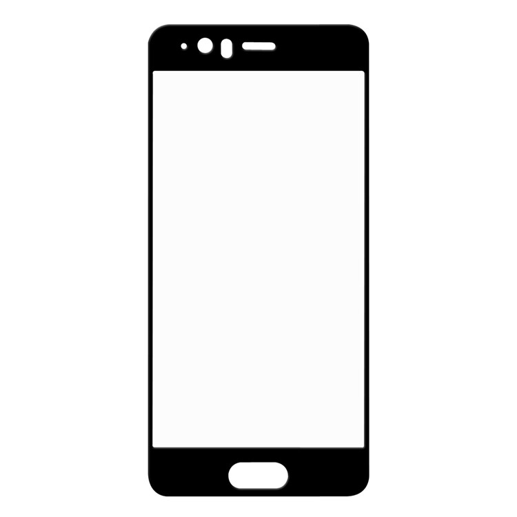 HAT PRINCE Tempered Glass Screen Protector Guard Film for Huawei P10 Plus 0.26mm 9H 2.5D Arc Edge - Black-3