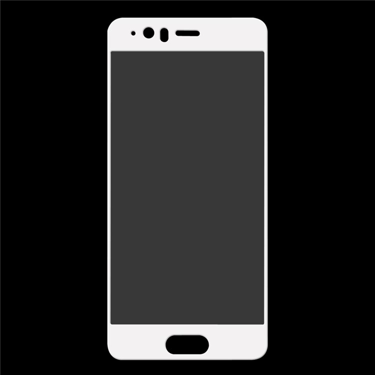 HAT PRINCE Tempered Glass Screen Protector Shield Film for Huawei P10 Plus 0.26mm 9H 2.5D Arc Edge - White-3