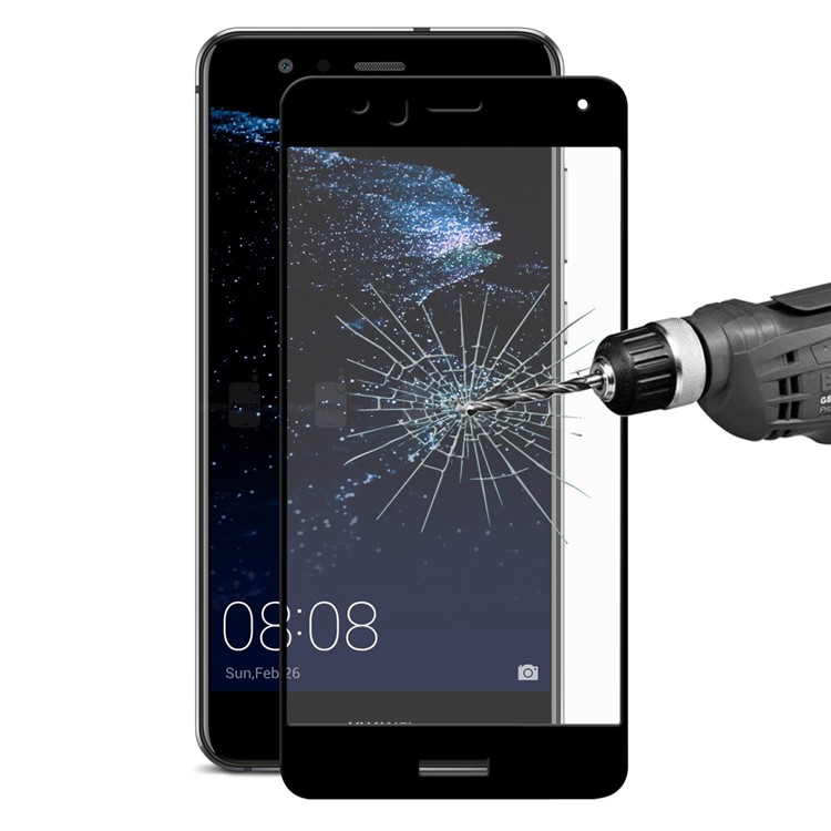 HAT PRINCE Tempered Glass Screen Protector Guard Film for Huawei P10 Lite 0.26mm 9H 2.5D Arc Edge - Blank-1