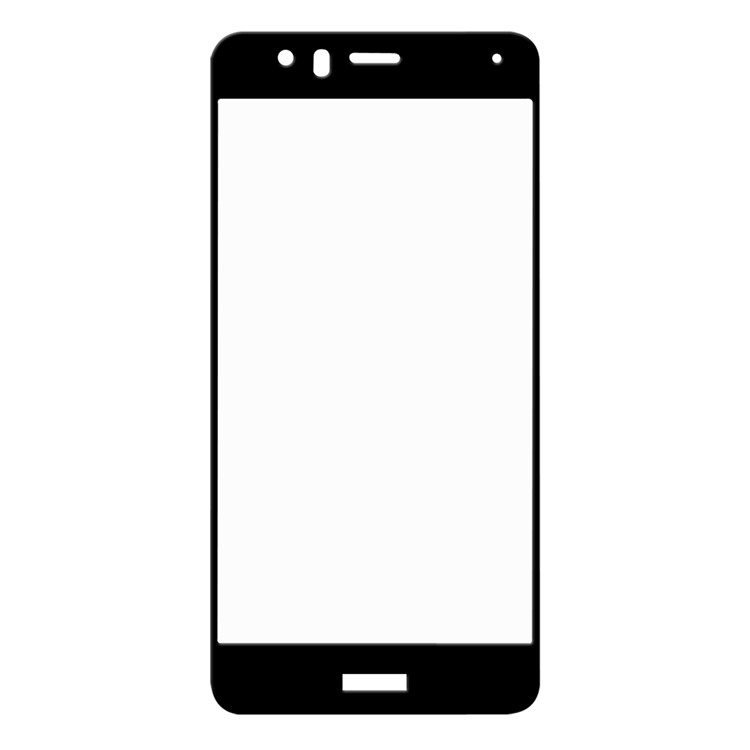 HAT PRINCE Tempered Glass Screen Protector Guard Film for Huawei P10 Lite 0.26mm 9H 2.5D Arc Edge - Blank-3