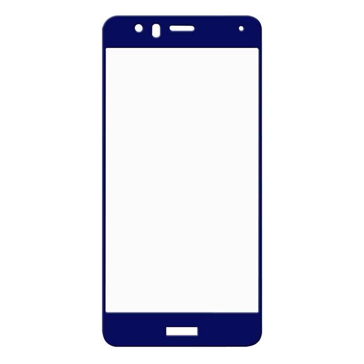 HAT PRINCE Tempered Glass Screen Protector Film for Huawei P10 Lite 0.26mm 9H 2.5D Arc Edge - Blue-3