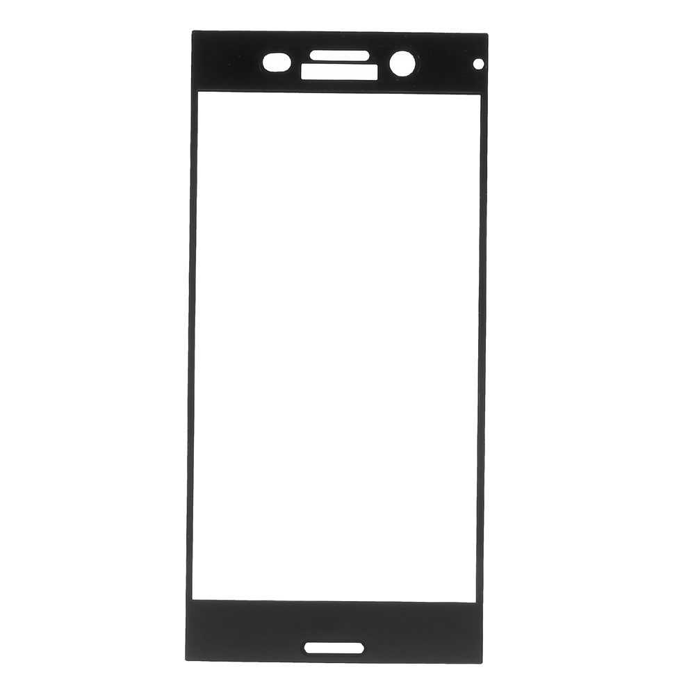 Para Sony Xperia XZ Protetor de Tela de Vidro Temperado em Tamanho Real - Preto-2