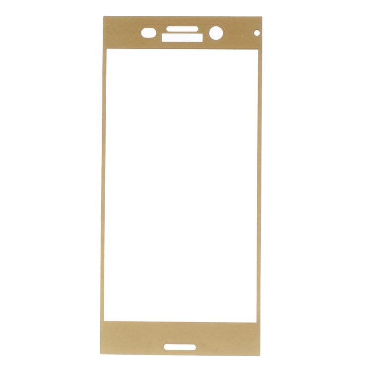 Full Size Tempered Glass Screen Film for Sony Xperia XZ Premium - Gold-2