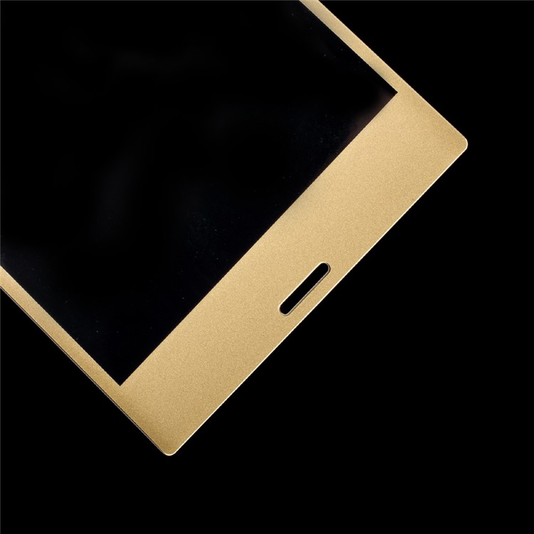 Complete Coverage Arc Edge Tempered Glass Screen Protector for Sony Xperia XZ / XZs - Gold-5