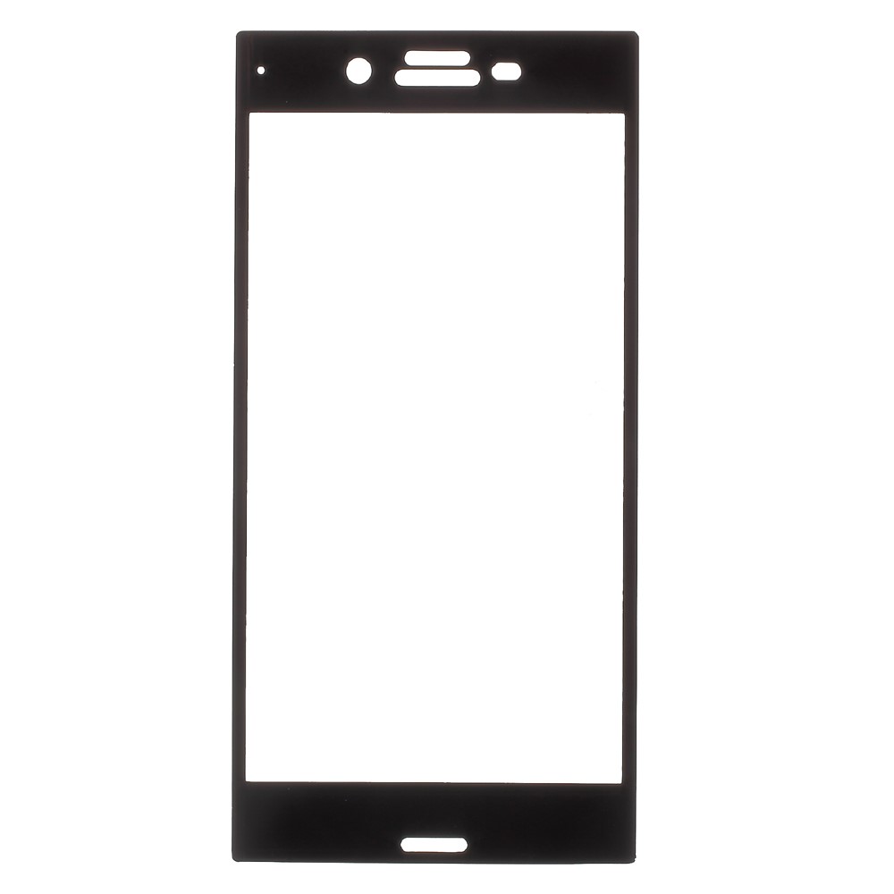 Full Size Arc Edge Tempered Glass Screen Protector Film for Sony Xperia XZ / XZs - Black-1