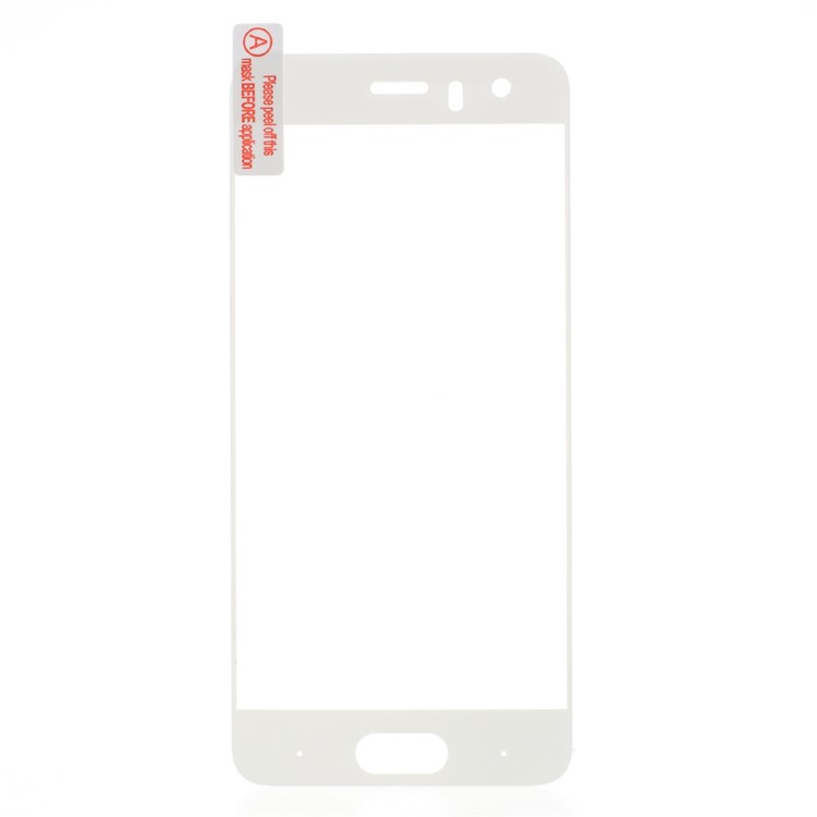 Full Cover Mobile Tempered Glass Screen Protector Film Silk Printing for Huawei Honor 9 - White-2